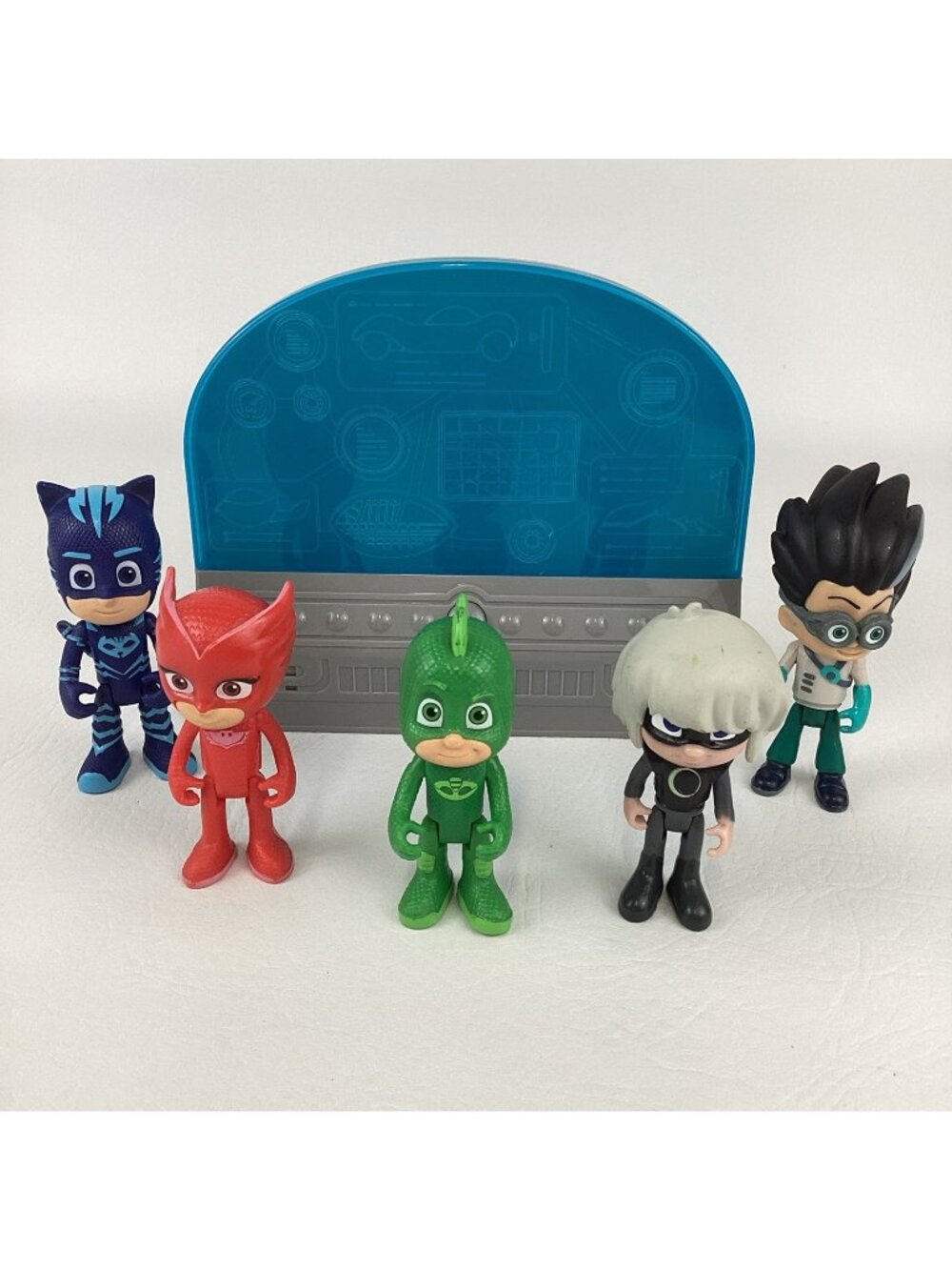 PJ Masks Mission Headquarters Control Panel Lights Sounds Bundle Figure Lot